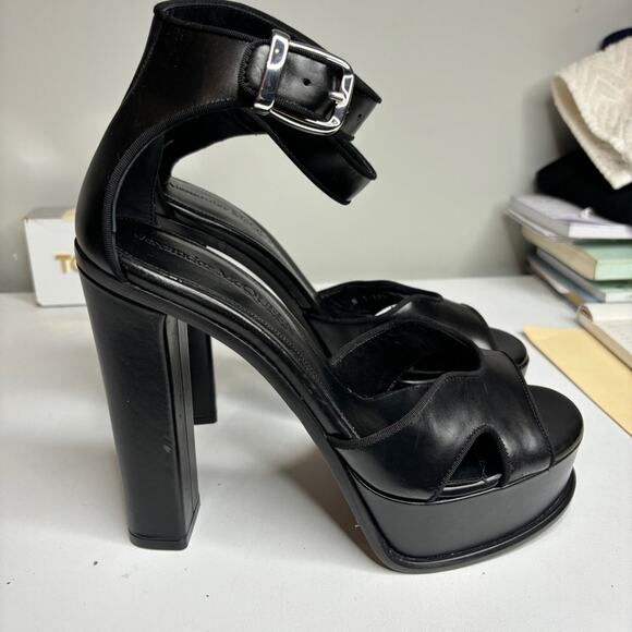 Alexander McQueen Block Heel Platform Sandals - Picture 9 of 13